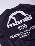 MANTO society RASHGUARD -black